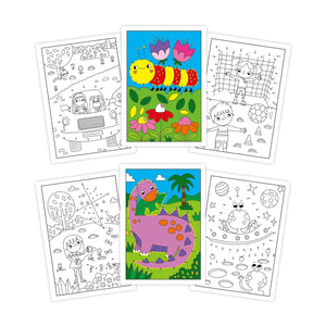 Dot to Dot Colouring Book