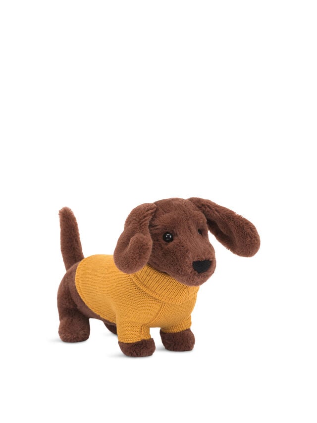 Sweater Sausage Dog Yellow